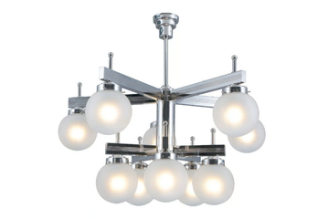 NEW YORK 10 - Handmade brass chandelier by Patinas Lighting - view 3